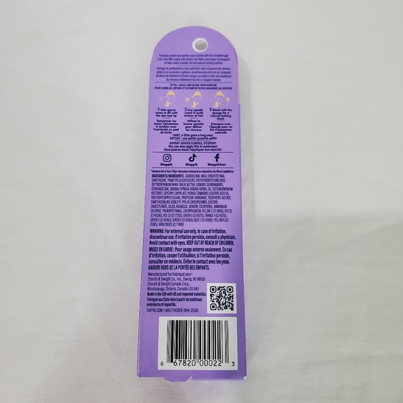 🖤NWT Toppik Fill Me In Hair Line Filler Black Noir 0.176 oz - Picture 5 of 6